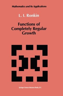 【预订】Functions of Completely Regular Growth