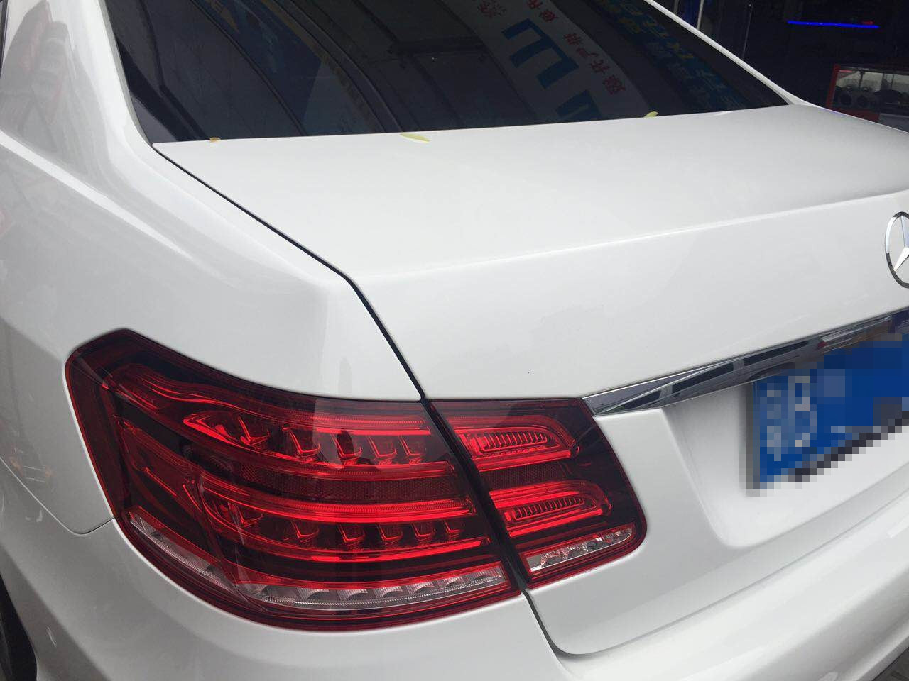 适配奔驰E级W21 E260E200E240E300改装后尾灯老款升级新款LED尾灯