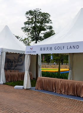 欧式尖顶篷房户外婚庆晏会账蓬出租展览展销帐篷白色活动棚房租赁