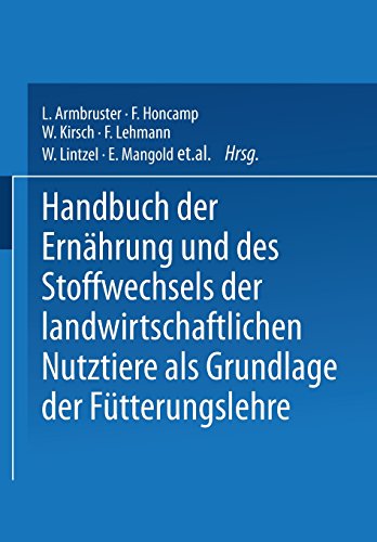 【预订】Handbuch Der Ernahrung Und Des Stoff...-封面