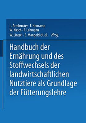 【预订】Handbuch Der Ernahrung Und Des Stoff...