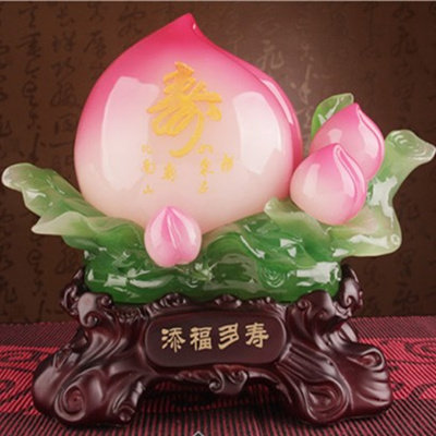 大号寿桃摆件送长辈祝寿贺寿607080大寿工艺礼品老人过寿生日礼物 - 封面