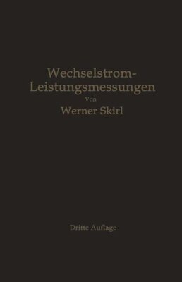 【预订】Wechselstrom-Leistungsmessungen
