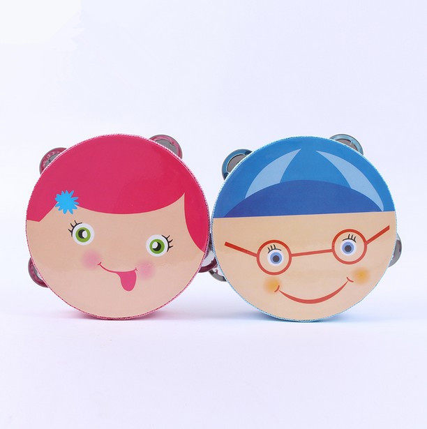 卡通铃鼓奥尔夫乐器早教玩具益智玩具拍拍鼓