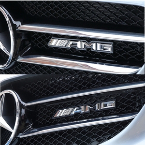 奔驰AMG中网标 奔驰AMG前格栅标 奔驰AMG前脸标 奔驰AMG前标