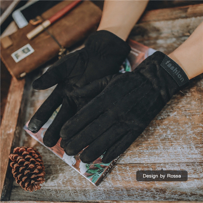 Gants pour homme en velours - Ref 2782574 Image 4