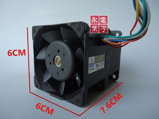正品 AVC 6076 6cm汽车增压暴力风扇4.20A DFTA0676B2S 疯狂强劲