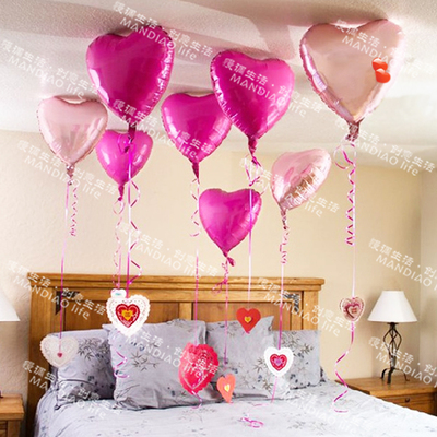 心形铝膜情人节礼物聚会百搭气球