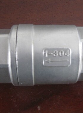 H12W不锈钢丝扣止回阀 301 304 316内螺纹立式止回阀DN15-DN5