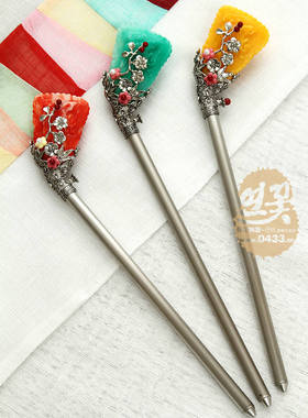 韩国原装进口韩服簪子/新娘发饰/新款仿古簪子/正品/H-P03227