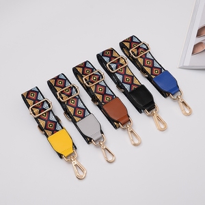民族风尼龙印花肩带配件可调节单肩斜挎包包带子单买斜跨包带配件