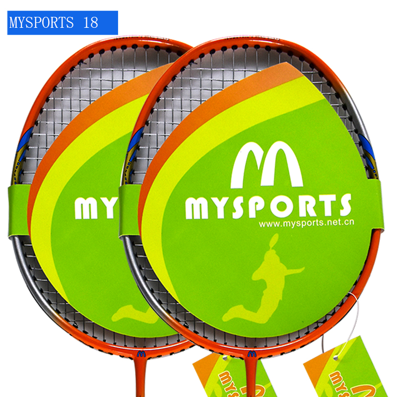 mysports 19初学羽毛球拍穿好线训练拍单拍送手胶-封面