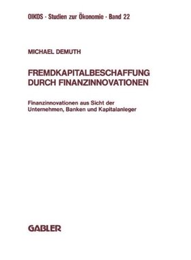 【预售】Fremdkapitalbeschaffung Durch Finanzinnovation...