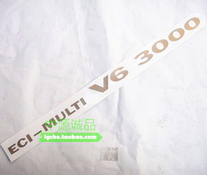 V63000 字标 适配三菱帕杰罗V33V43  猎豹黑金刚2030后叶子板标志