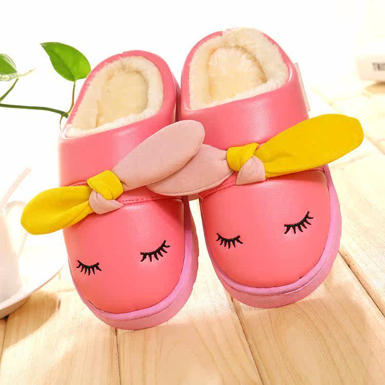 Pantoufles enfants en autre pour hiver - semelle plastique - Ref 1006383 Image 1