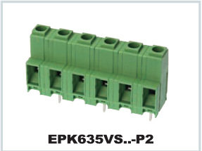 台湾町洋 PCB 螺钉线框直焊式接线端子EPK635VS-..P2