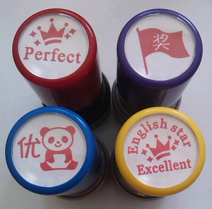 教师印章老师教学评语章t红旗奖优Perfect English Star 自动出油