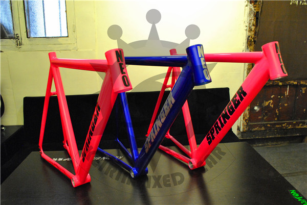 挥春车架springer超轻铝合金前倾场地死飞车架neo 非海啸sf车架