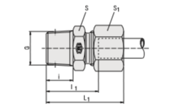 BR供应 EMB接头A   4-MLL系列直通接头