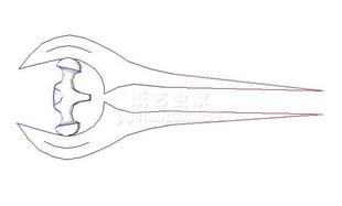 需自制!能量剑激光武器光环光晕游戏halo可手持3D纸模型手工玩具