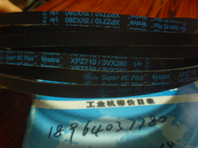 假一赔十美国盖茨gates有齿皮带进口三角带XPZ687 XPZ710/3VX280