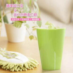 创意家用卫浴洗漱杯刷牙杯 牙刷杯 糖果色情侣漱口杯塑料喝水杯子