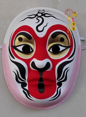 京剧脸谱纸浆面具家庭酒店装饰之