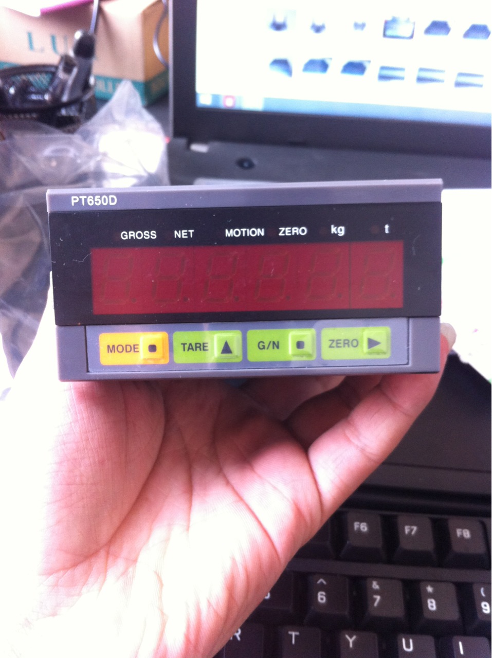 现货混泥土搅拌站志美PT650D配料控制器