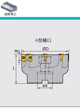 株洲方肩铣刀盘EMP02-125-B40-AP11-10EMP02-100-B32-AP11-10