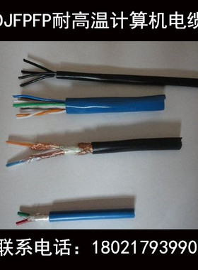 耐高温氟塑料计算机电缆DJFPFP-2*2*0.5厂家直销（价格电议）