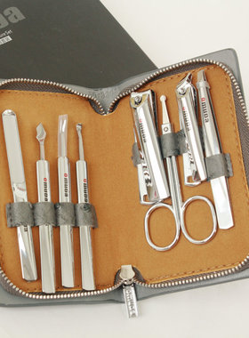 Omuda/欧美达美甲修甲套装 指甲刀套装8件套指甲剪指甲刀修甲剪刀