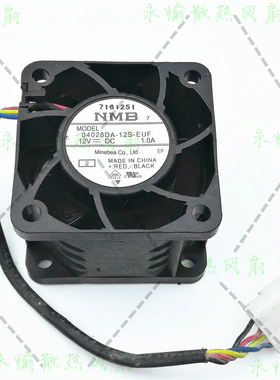 原装 NMB 04028DA-12S-EUF 12V 1.A 4028 4线 大风量加压散热风扇
