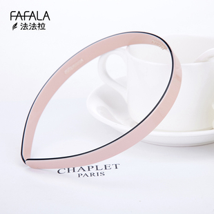 包邮 法国佩妮CHAPLET 甜美发卡发箍头箍发饰头饰满 12mm 简洁纯色