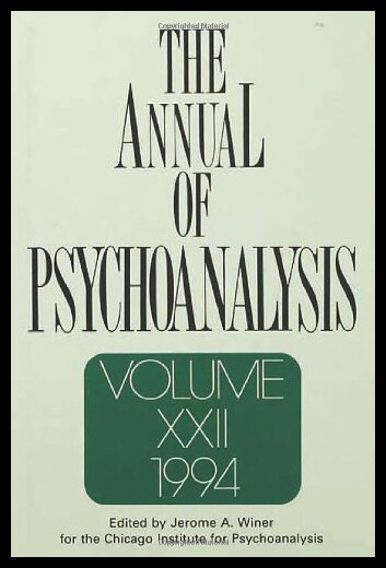 【预售】The Annual of Psychoanalysis, V. 22