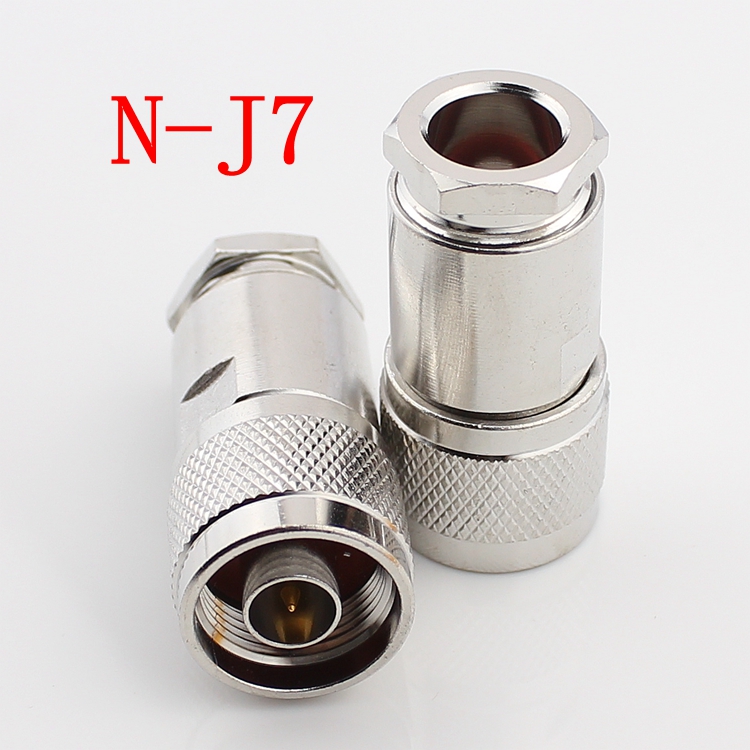 射频连接器N-J-7(N-J7)N型公头 50-7 装接式五件套天线接头 免压