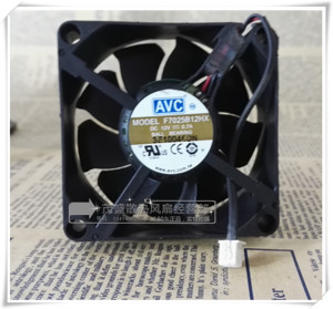AVC F7025B12HX 7CM/厘米 7025 12V 0.7A 工控 大风量 双滚珠风扇