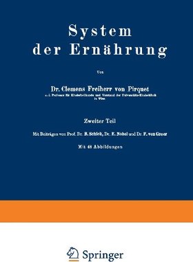 【预订】System Der Ernahrung: Zweiter Teil