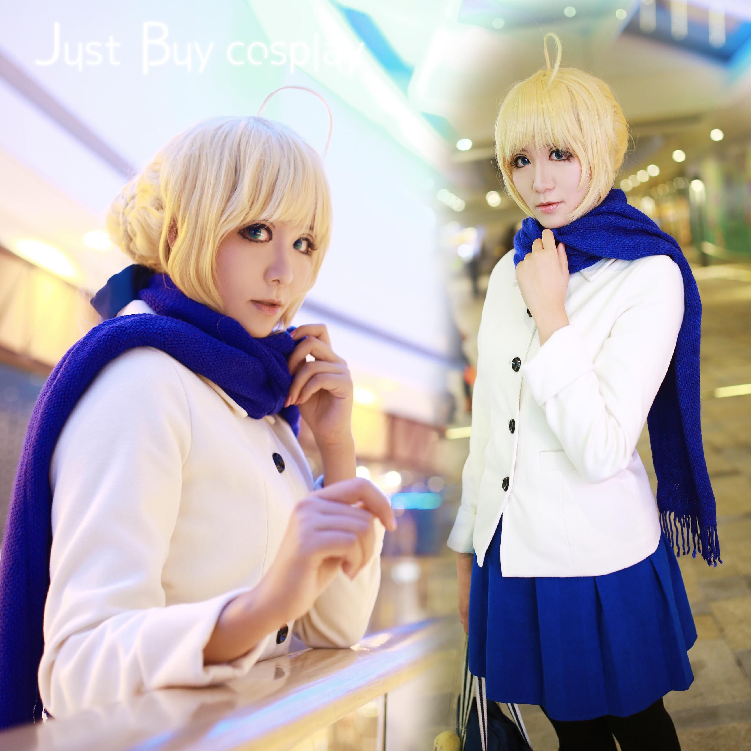 【just buy现货】saber冬装常服/fate stay night/冬季cos日常