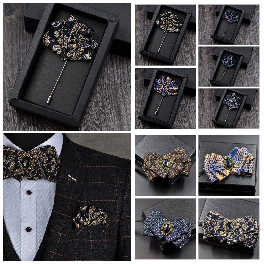 男士西装两用口袋巾长针胸针领结方巾胸巾礼服配饰西装婚庆配套