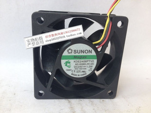 24V KDE2406PTV2 1.2W 6CM 变频器散热风扇 SUNON 3线 6025