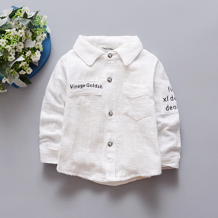 Chemise garcon à manche longue - Ref 2073558 Image 1