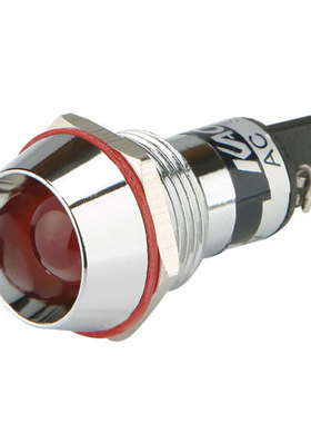 凯昆KACON指示灯Φ16mm 铜壳高亮LED指示/信号灯 KL1624R 红色24V