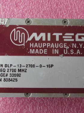 MITEQ DLP-10-2700-0-15P 2.7GHz SMA 射频微波锁相环振荡器