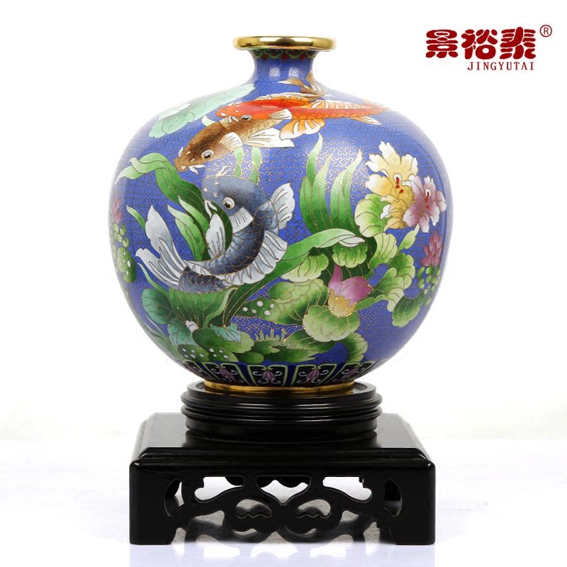 年年有余掐丝珐琅北京特色景泰蓝