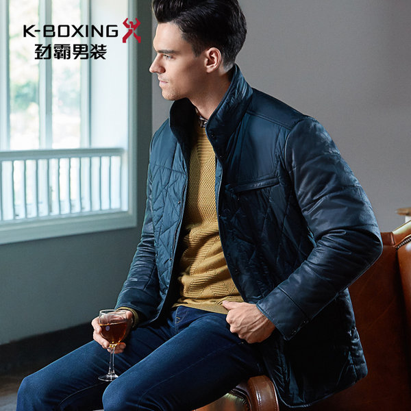 限今天 劲霸 男士立领 茄克 棉服 FMZY4258 优惠券折后￥399包邮（¥ 499-100）多色可选