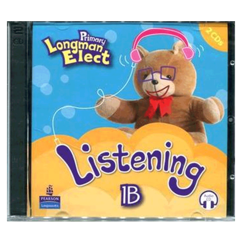 原版进口培生朗文小学6-12岁英语教材 Primary Longman Elect  Listen 1B 听力练习 CD