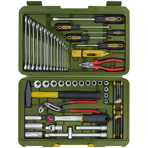 德国PROXXON套筒组合套装修车套头棘轮扳手汽修工具套装进口23650