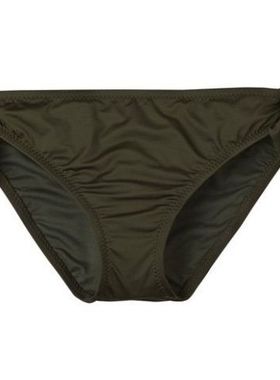 F282橄欖綠/暗灰/咖啡/黑色 Mossimo 纯色比基尼褲子  S M L XL
