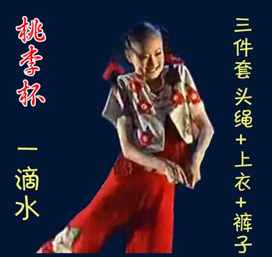 桃李杯独舞一滴水舞蹈服装女童演出服现代舞汉族学生舞蹈艺考比赛