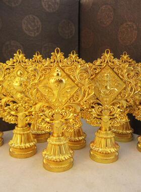 工艺密宗尼泊尔七珍宝摆件佛像